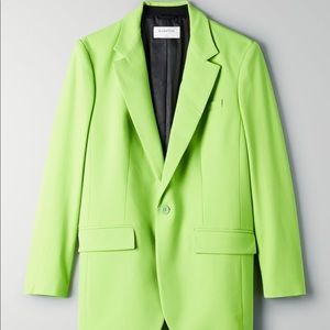 Aritzia (Babaton) Neon Green Agency Blazer